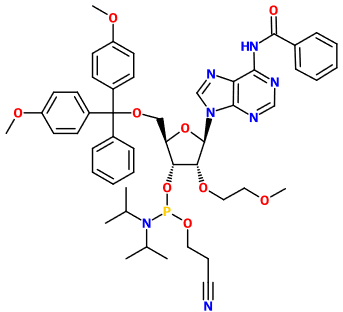 (图片) MC082701 5'-DMT-N6-Bz-2'-MOE-A phosphoramidite